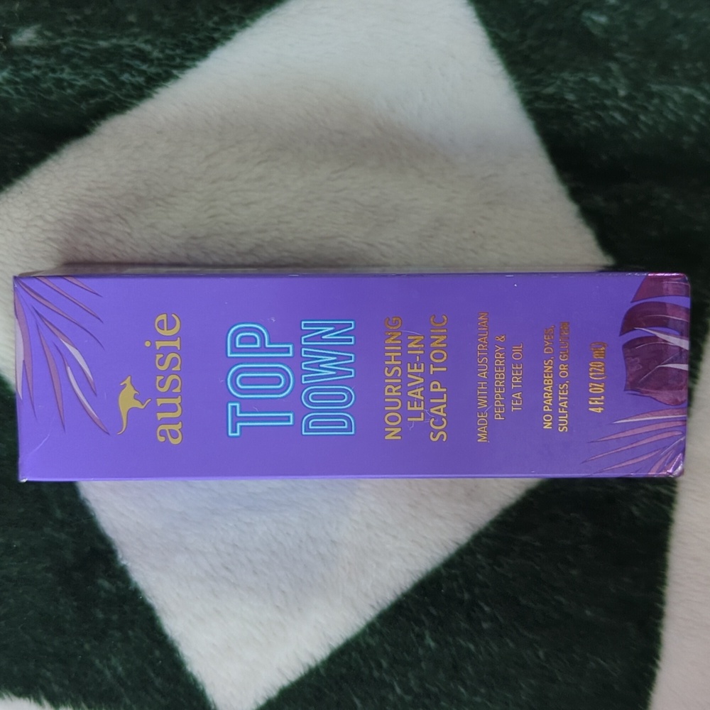 Aussie Top Down Nourishing Leave - In Scalp Tonic 4fl oz. NIB Unopened Sealed